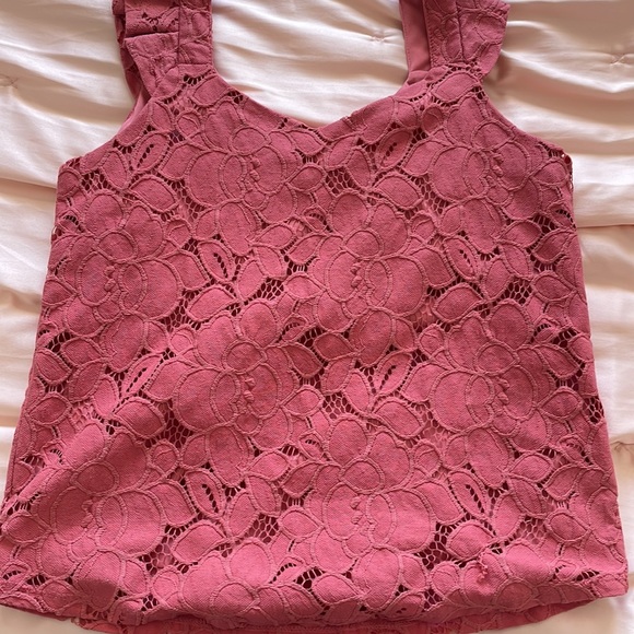 Monteau Pink Flowery top - Picture 4 of 4